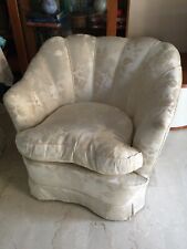 poltrona a forma di conchiglia anni 50-60 originale