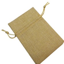 Sacchetto Lamè Oro Pz 10 Bomboniere Fai Da Te Nozze