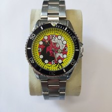 Orologio Dial Stampa Carpe Koi Sportivo uomo Cassa 40 mm Quarzo