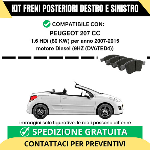 Pastiglie freno posteriori - freno,