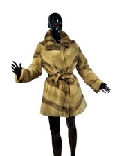 Giacca double face moka visone