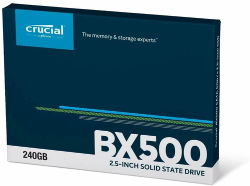 Ssd 240gb crucial bx500 disco - ssd,