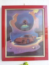 FERRARI SU CERAMICA - OPERA ARTISTICA DI REMO RESCA -