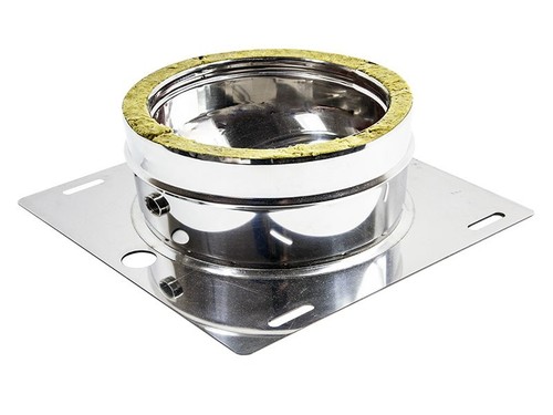 Piastra base inox doppia - di,