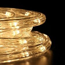 TUBO LED LUMINOSO 20M LUCI NATALE BIANCO CALDO ESTERNO GIOCHI DI LUCE