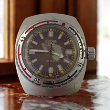 Orologio da polso Vostok anfibio sovietico URSS CCCP subacqueo 200 m Amphibia Boctok