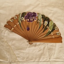 Antico Ventaglio In Legno