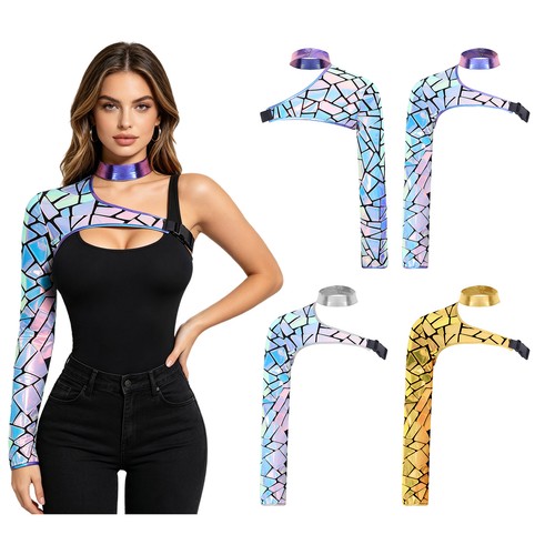 Costume donna paillettes - , crop