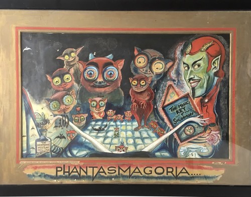 Quadro surreale vintage 1958