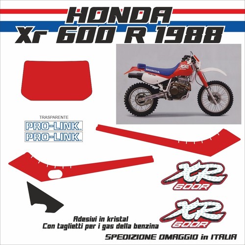 Adesivi kristal honda xr - adesivi,