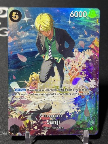 Sanji one piece - piece, tcg