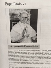 AUTOGRAFO ORIGINALE PAPA PAOLO