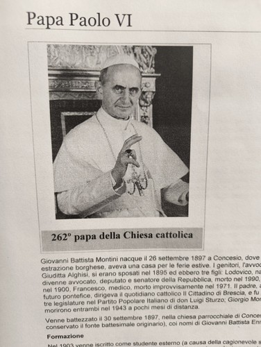 Autografo originale papa paolo - originale,