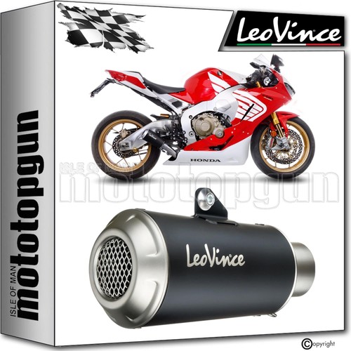 Leovince scarico nero - lv-10,