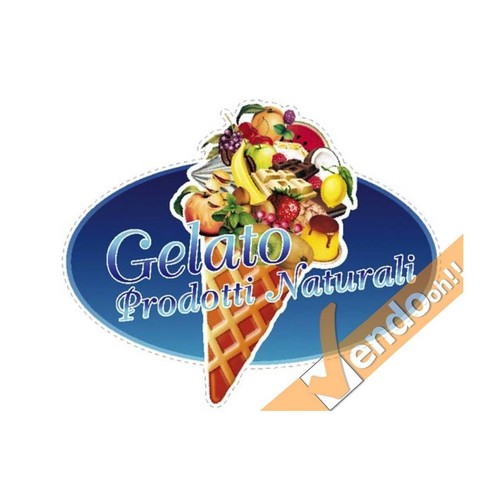 Adesivo sagomato gelato - sagomato,