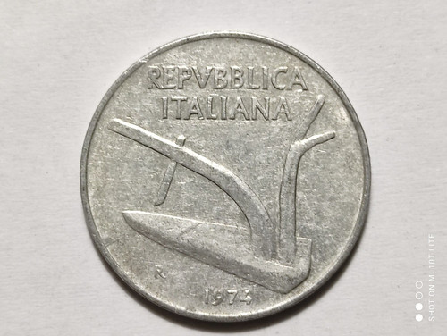 Moneta lire spiga aratro - moneta, spiga/aratro