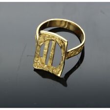 ANELLO STILE ETRUSCO in oro giallo 750/1000 18 kt. new