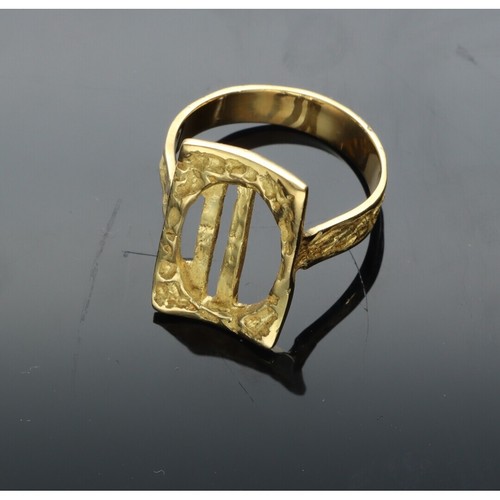 Anello stile etrusco oro - etrusco,