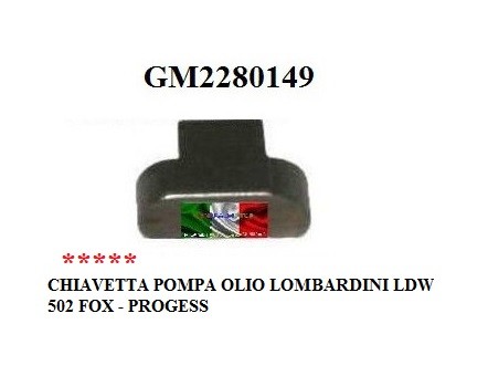 Chiavetta pompa olio - chiavetta,
