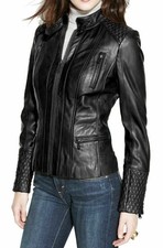 Giacca motociclista donna nera - giacca,