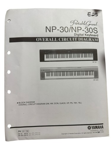 Yamaha 30s pianoforti - np-30, np-30s