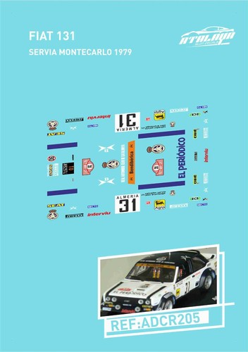 Calcas fiat 131 - calcas,