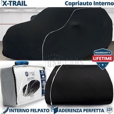 TELO COPRIAUTO Interno Per Nissan X-Trail Felpato Traspirante Nero Garanzia A VI