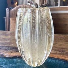 Murano Vaso Vetro Cordonatto