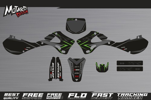 Kit grafica per kawasaki - kawasaki, kx