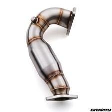 SCARICO INOX 3" SPORT CAT DOWNPIPE PER FIAT 500 595 695 ABARTH 1.4T 08-18