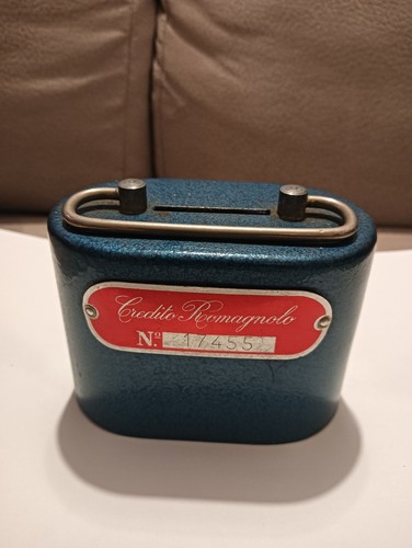 Salvadanaio vintage metallo - salvadanaio,