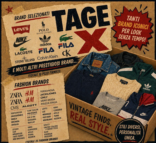 Box vintage pezzi - vintage, 45