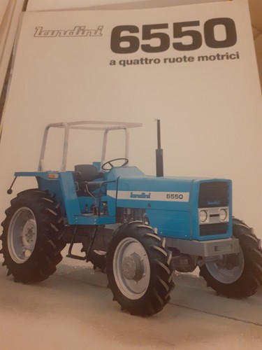 Brochure depliant trattore - brochure,