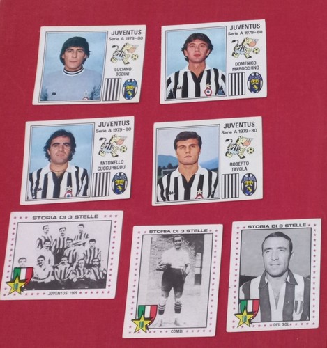 Lotto figurine juventus - lotto, 7