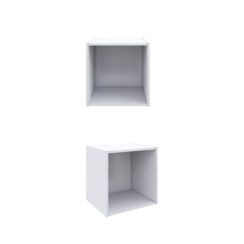 Cubo 35x29x35 bianco - cubo,