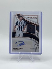 2023-24 Panini Immacolata Juventus Numeri Firme Andrea Pirlo Auto /99