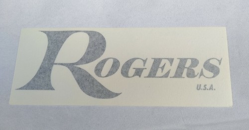 Rogers vintage logo vinyl - rogers,