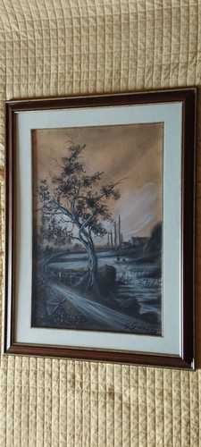 Quadro olio tela - olio, su