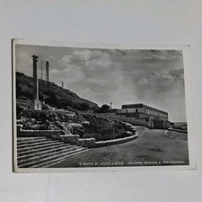 S. MARIA DI LEUCA LECCE COLONNA ROMANA E PREVENTORIO CARTOLINA VINTAGE VIAGGIATA
