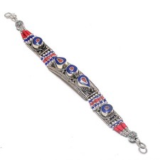Bracciale etnico corallo - , rosso