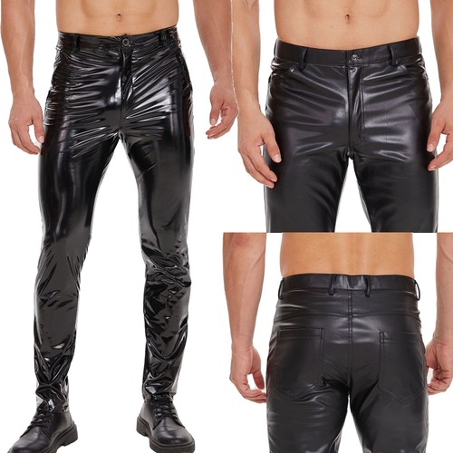 Pantaloni moto uomo pelle