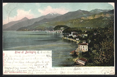 Bellagio riva veduta del - riva,,