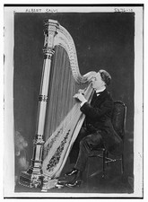 Foto: Alberto Salvi con arpa