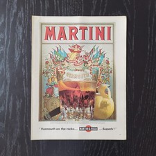 1966 Martini vermouth rosso - Original Advertising 27x34 Pubblicità Vintage