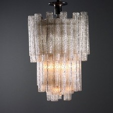 Lampada Vintage Vetro Lavorato