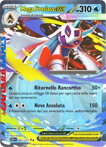 Mega froslass 047 217 asc - ex,
