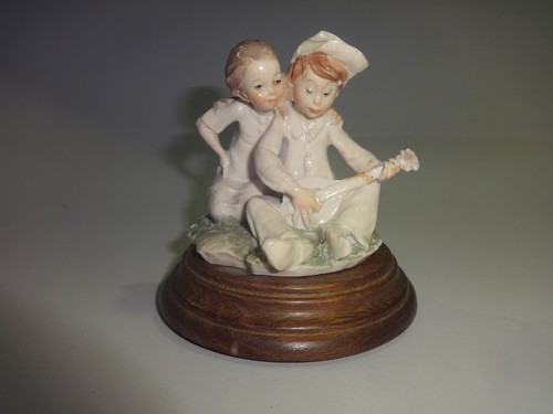 Statua ceramica capodimonte - statua,