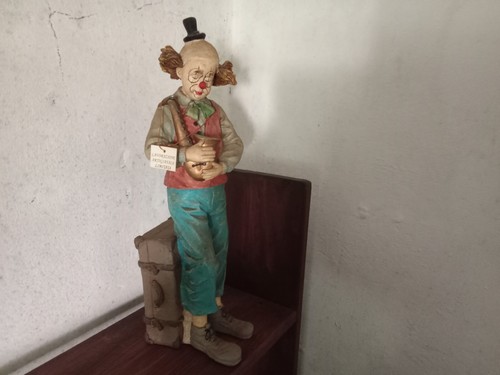 Clown grande con - , sax