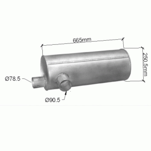 Silenziatore per daf - daf,