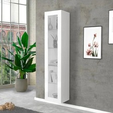 Vetrina Moderna Bianca 1 Anta